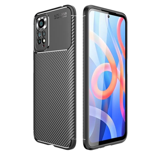 Carbon Fiber Texture TPU Cover for Xiaomi Redmi Note 11