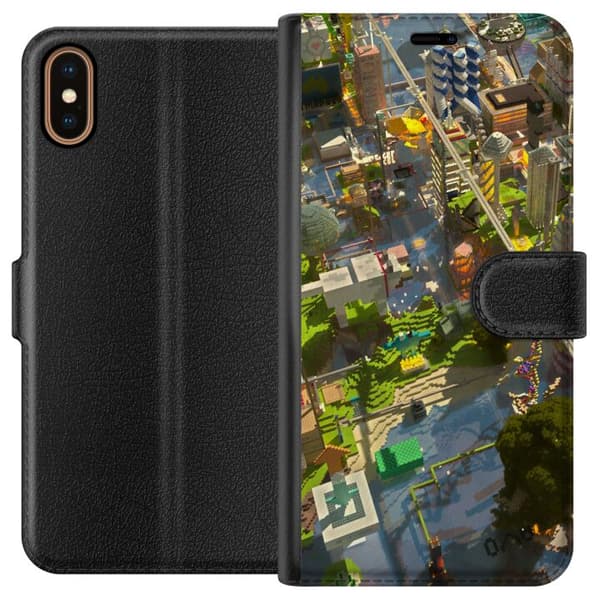 Apple iPhone XS Lompakkokotelo Minecraft