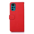 Miniatyrbilde 2 av 8: KHAZNEH Motorola Moto G22/Moto E32s 4G Lommebok-deksel - Rød/Svart
