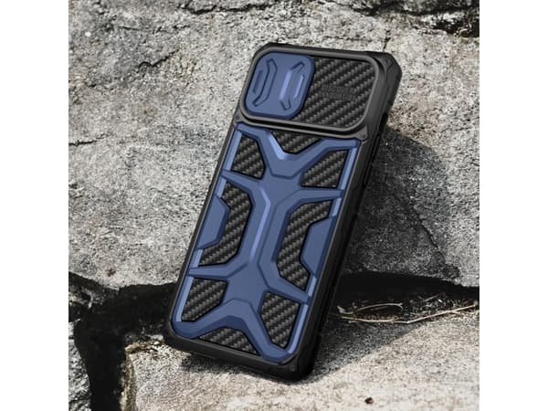 Nillkin Adventurer Case-deksel til iPhone 13 Pro pansret deksel med kameradeksel rødt