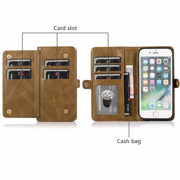 Dubbelt Plånboksfodral - iPhone SE 2022