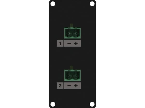 Caymon CAYMON CASY148/B CASY 1 space speaker level 2x 2-pin terminal block to 2-pin terminal block Black ve