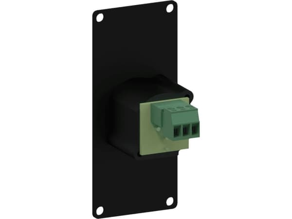 Caymon CAYMON CASY122/B CASY 1 space with XLR male to 3-pin terminal block Black version