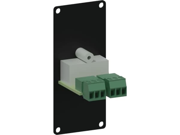 Caymon CAYMON CASY132/B CASY 1 space with 2x RCA to 2-pin terminal block Black version