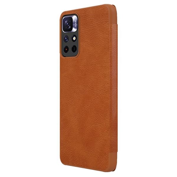 Nillkin Qin Plånboksfodral Xiaomi Poco M4 Pro 5G - Brun