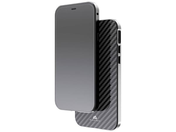 Black Rock 360° glasfodral Apple iPhone 12, iPhone 12 Pro Svart Stötsäkert