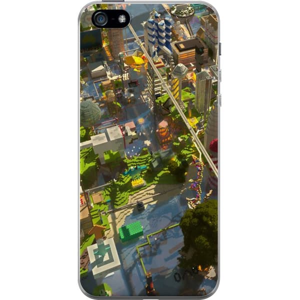Apple iPhone 5 Cover / Mobilcover - Minecraft
