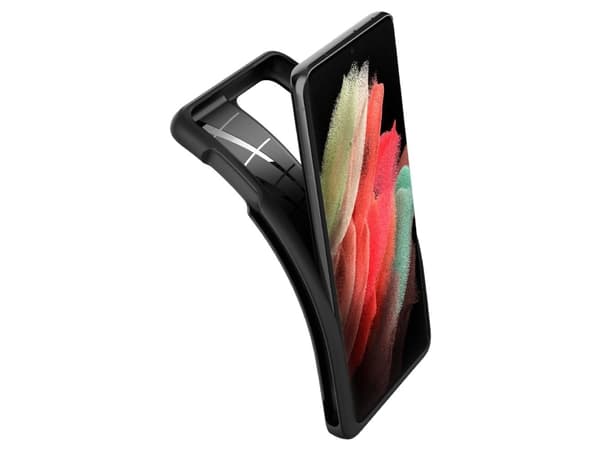 Spigen Kotelo Spigen Liquid Air Pen Samsung Galaxy S21 Ultra Matta Musta