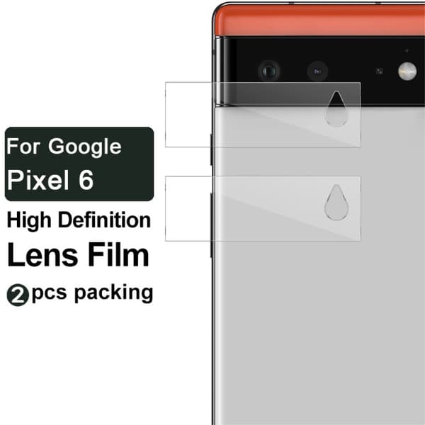 [2-PACK] Kameralinsskydd i Härdat Glas Google Pixel 6