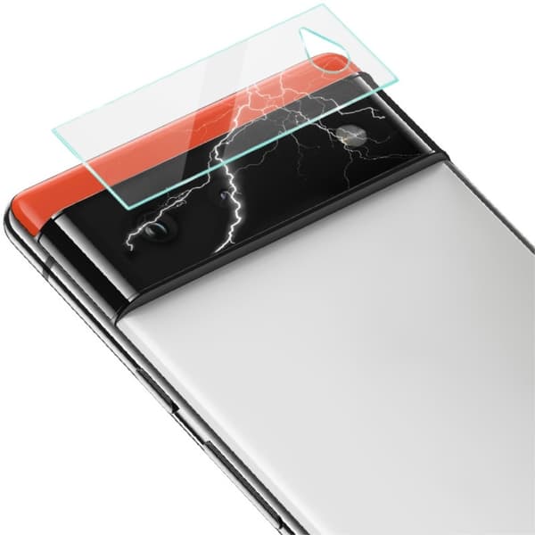 [2-PACK] Kameralinsskydd i Härdat Glas Google Pixel 6