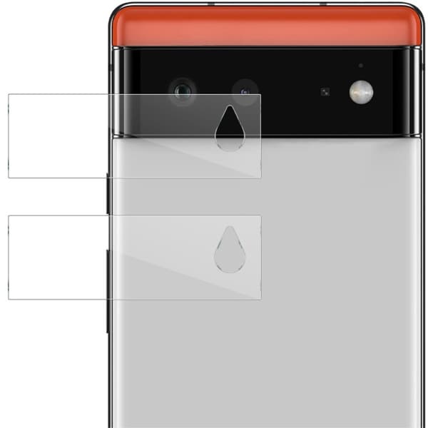 [2-PACK] Kameralinsskydd i Härdat Glas Google Pixel 6