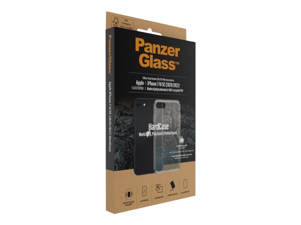 PanzerGlass™ | HardCase - Bakside - Gjennomsiktig | Apple iPhone SE (2. generasjon / 3. generasjon)