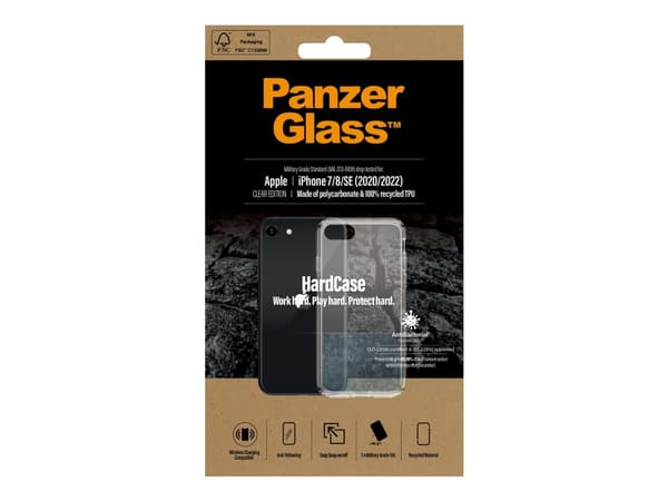 PanzerGlass™ | HardCase - Bakside - Gjennomsiktig | Apple iPhone SE (2. generasjon / 3. generasjon)