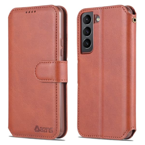 Smidigt Plånboksfodral - Samsung Galaxy S22 Plus Brun Brun