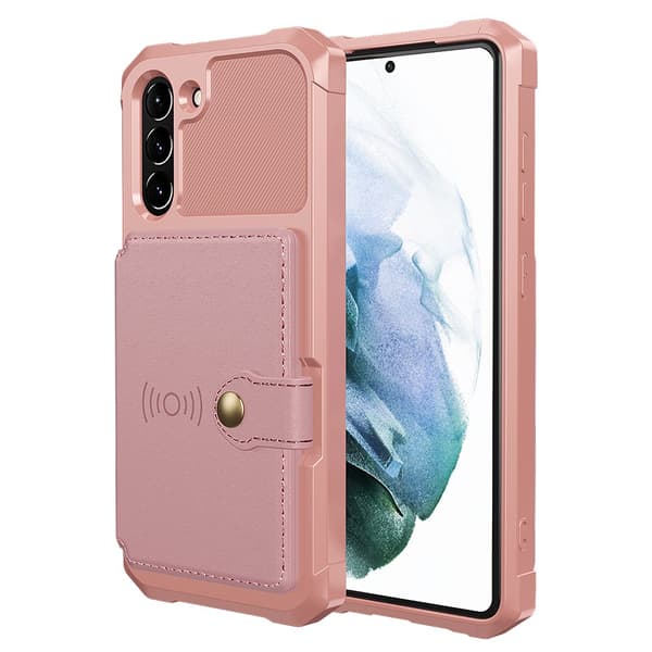 Samsung Galaxy S21 FE - Elegant Skal med Korthållare