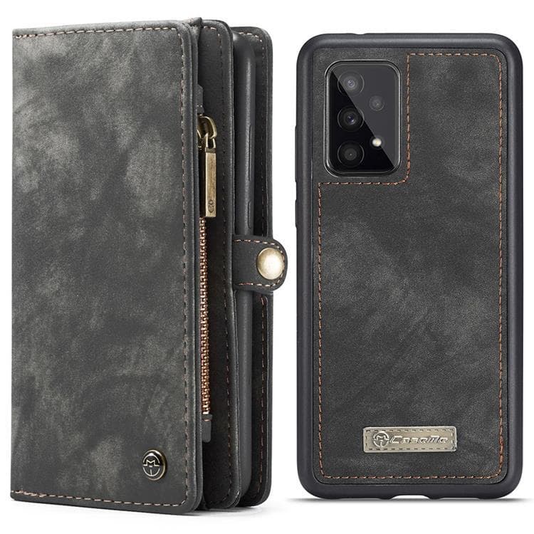 CASEME Detachable 2-in-1 Plånboksfodral Galaxy A53 5G - Svart