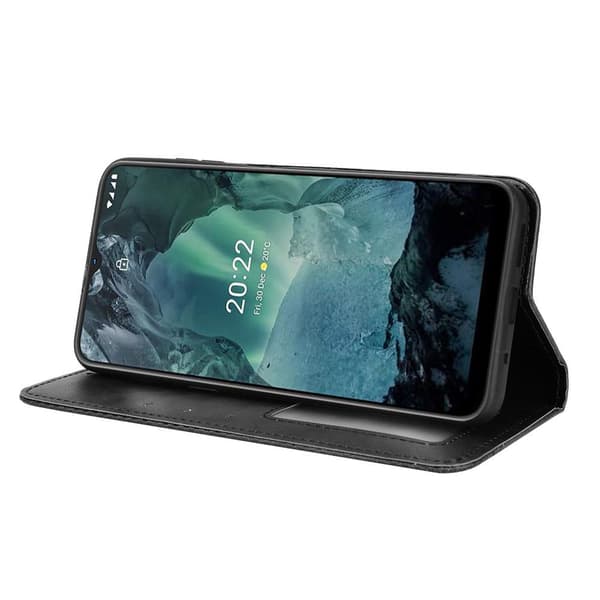 Wallet Stand Flip Phone Case til Nokia G11/Nokia G21 - Sort