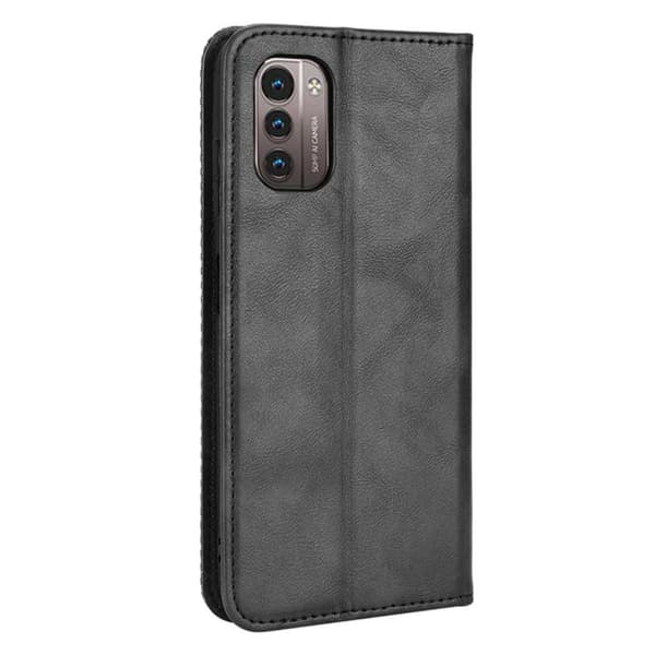 Wallet Stand Flip Phone Case til Nokia G11/Nokia G21 - Sort