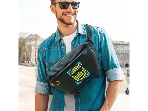 Divoom Pixoo, Unisex, PC-veske, Sort, En Størrelse, Glidelås, Sort