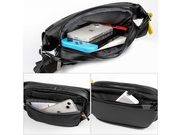 Divoom Pixoo, Unisex, PC-veske, Sort, En Størrelse, Glidelås, Sort