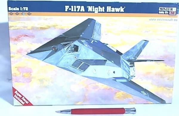 Olymp Aircraft Model samolotu do sklejania F-117A "Night Hawk" 1:72 E-05