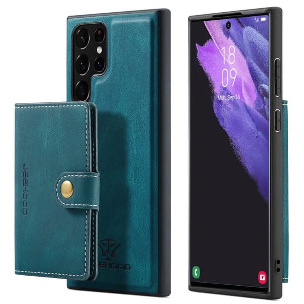 Samsung Galaxy S22 Ultra - Effektfullt Skal med Korthållare