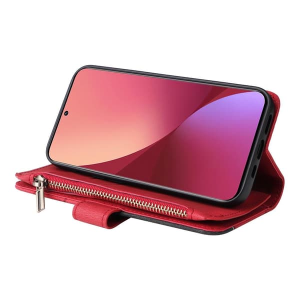 KS Plånboksfodral till Xiaomi 12 - Röd