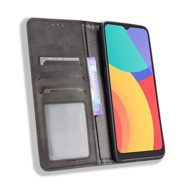 Vintage tegnebogsetui til Alcatel 3L (2021) /1S (2021