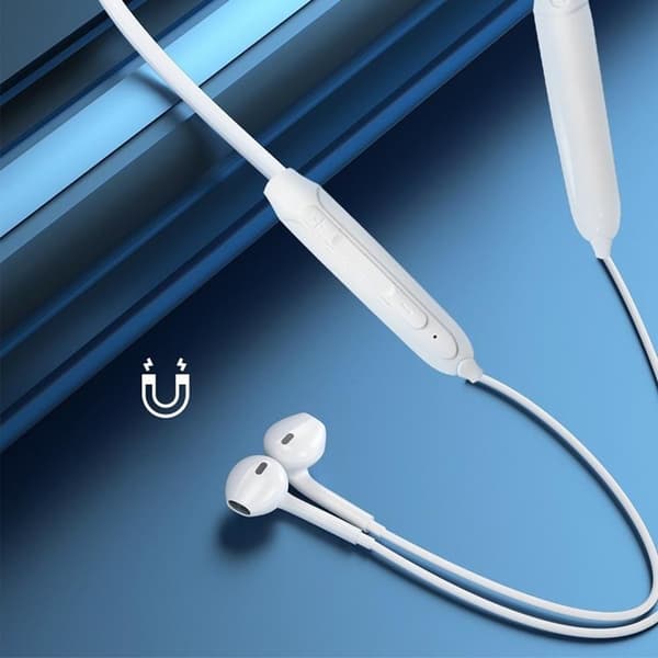 Dudao Magnetic Bluetooth Trådlös Hörlurar - Vit