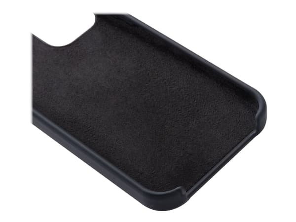 X-Shield - Baksidesskydd för mobiltelefon - termoplastisk polyuretan (TPU) - svart - för Apple iPhone 12, 12 Pro
