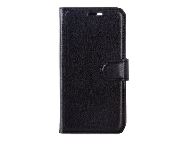 X-Shield - Lommebok for mobiltelefon - polyuretan, termoplast-polyuretan (TPU) - svart - for Apple iPhone 12 mini