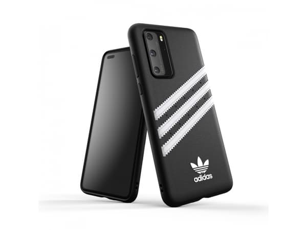 Adidas 39061, Deksel, Huawei, Huawei P40, 15,5 cm (6,1"), Sort, Hvid