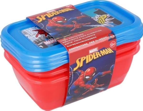 Spiderman - matbehållare 540ml (3 st.)