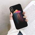 Miniatyrbilde 1 av 3: iPhone 12 Pro Max case rain clouds with the colors of the rainbow