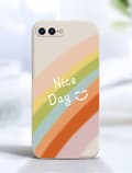 Miniatyrbild 1 av 4: iPhone 12 Pro Max skal regnbåge trevlig dag färger