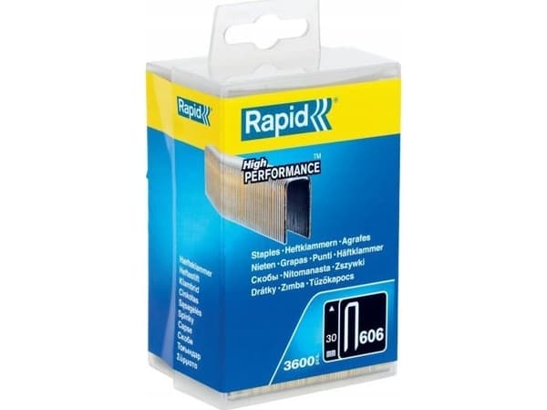Kabės "Rapid" 606/30, 3600 vnt. plast.p.