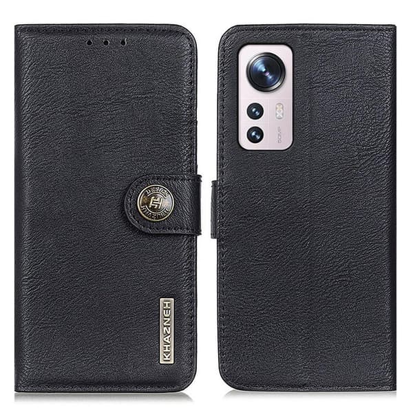 KHAZNEH Xiaomi 12 Plånboksfodral - Svart