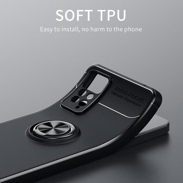 Xiaomi Redmi Note 11 Pro skal med Finger Ring och inbyggd plåt