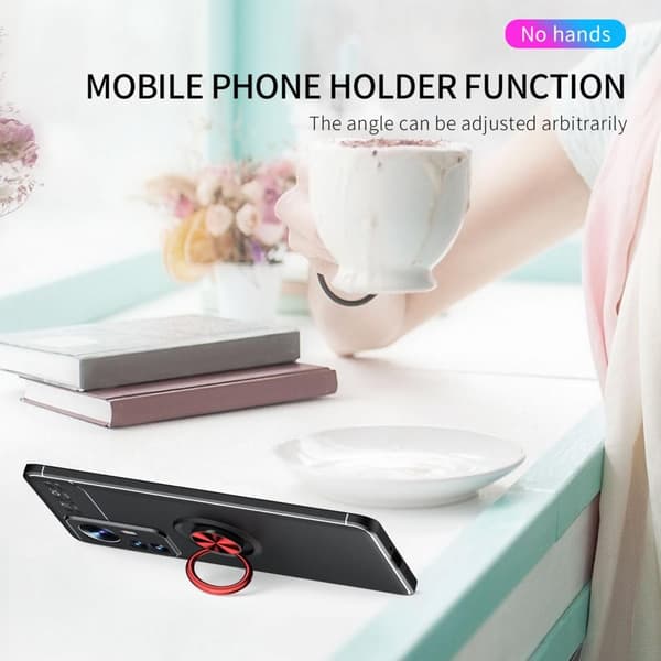 Xiaomi 12 Pro Fingerring Kickstand (indbygget metalplade) Taske