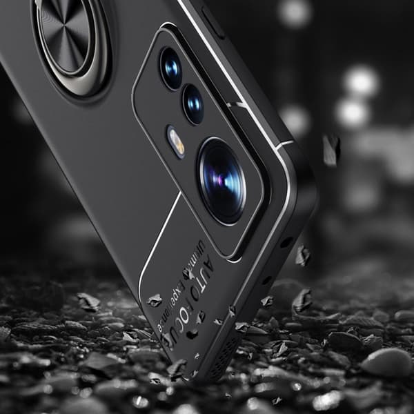 Xiaomi 12 Pro Fingerring Kickstand (indbygget metalplade) Taske