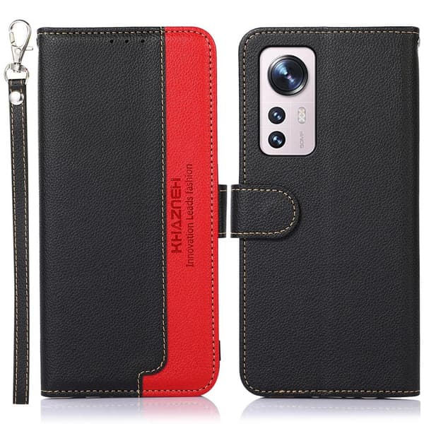 KHAZNEH Phone Cover to Xiaomi 12  Pro - Black/Red