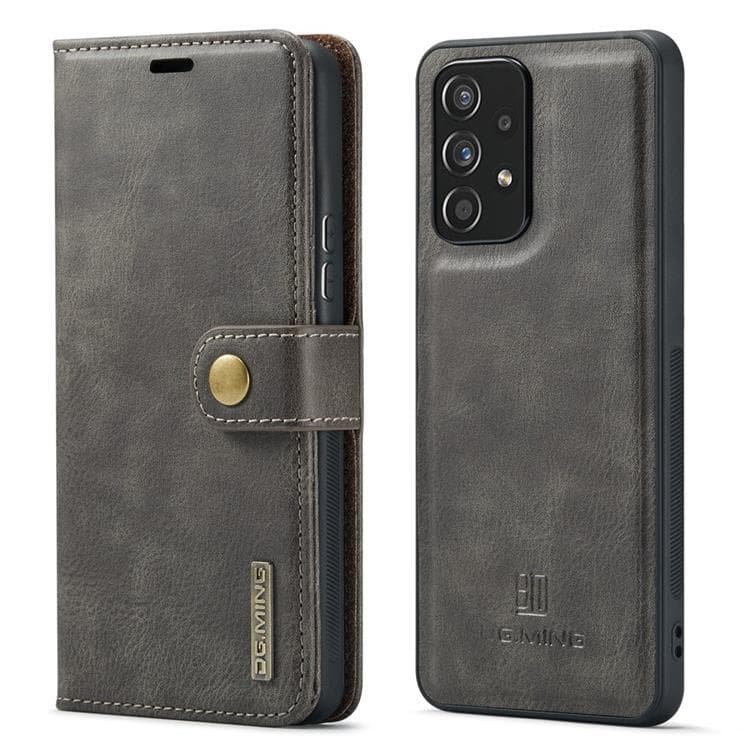 DG.MING Flip Detachable Plånboksfodral Galaxy A53 5G - Grå