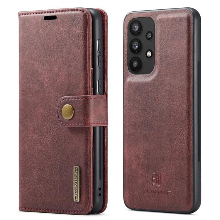 DG.MING Folio Flip Detachable Plånboksfodral Galaxy A33 5G - Röd