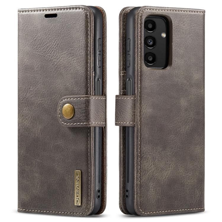 DG.MING Folio Flip Detachable Plånboksfodral Galaxy A13 4G - Grå