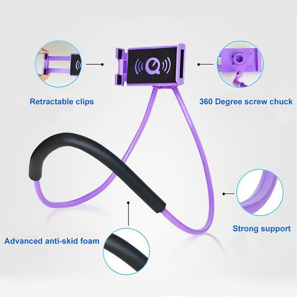 Neck Hanging Phone Holder Stand for all kinds of Phones