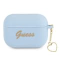 Miniatyrbild 1 av 3: Guess Silicone Heart Charm Collection Skal Airpods Pro - Blå