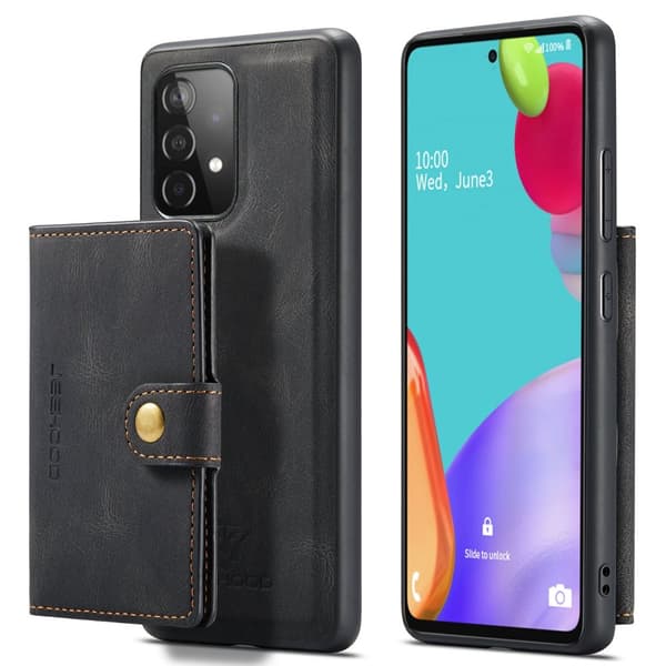 Samsung Galaxy A53 5G - Stilrent Effektfullt Skal med Korthållare