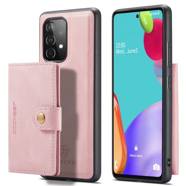 Samsung Galaxy A53 5G - Stilrent Effektfullt Skal med Korthållare