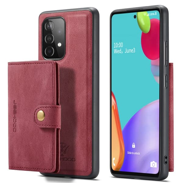 Samsung Galaxy A53 5G - Stilrent Effektfullt Skal med Korthållare