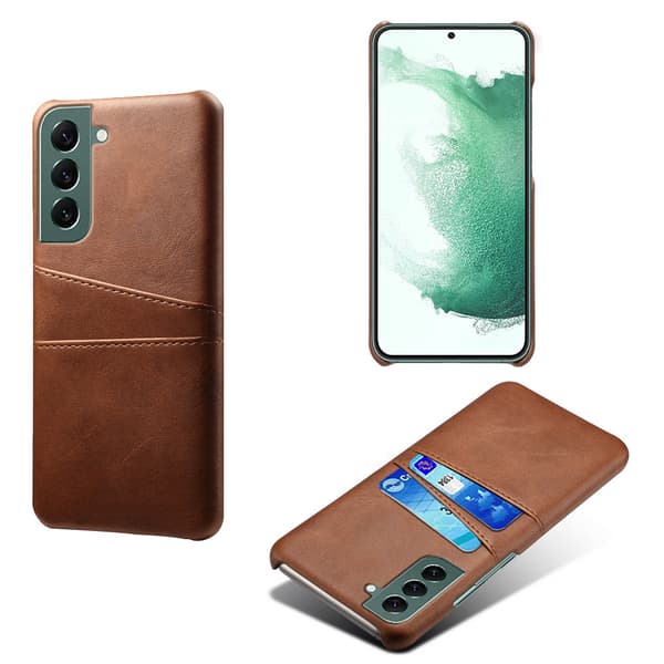 Samsung Galaxy S21 FE- Praktiskt Skal med Korthållare